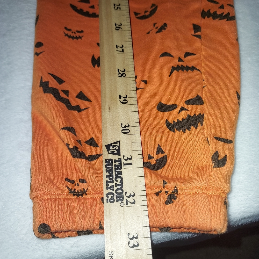 Forever 21 Orange and Black Halloween Pajama Pants - Picture 3 of 6